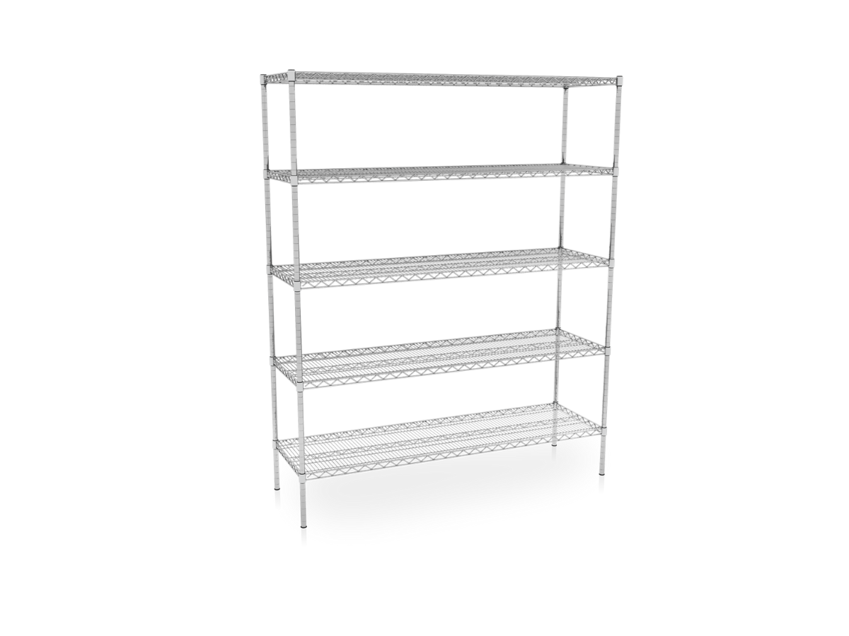 5-Tier Storage Shelf Wire Shelve outlet Unit