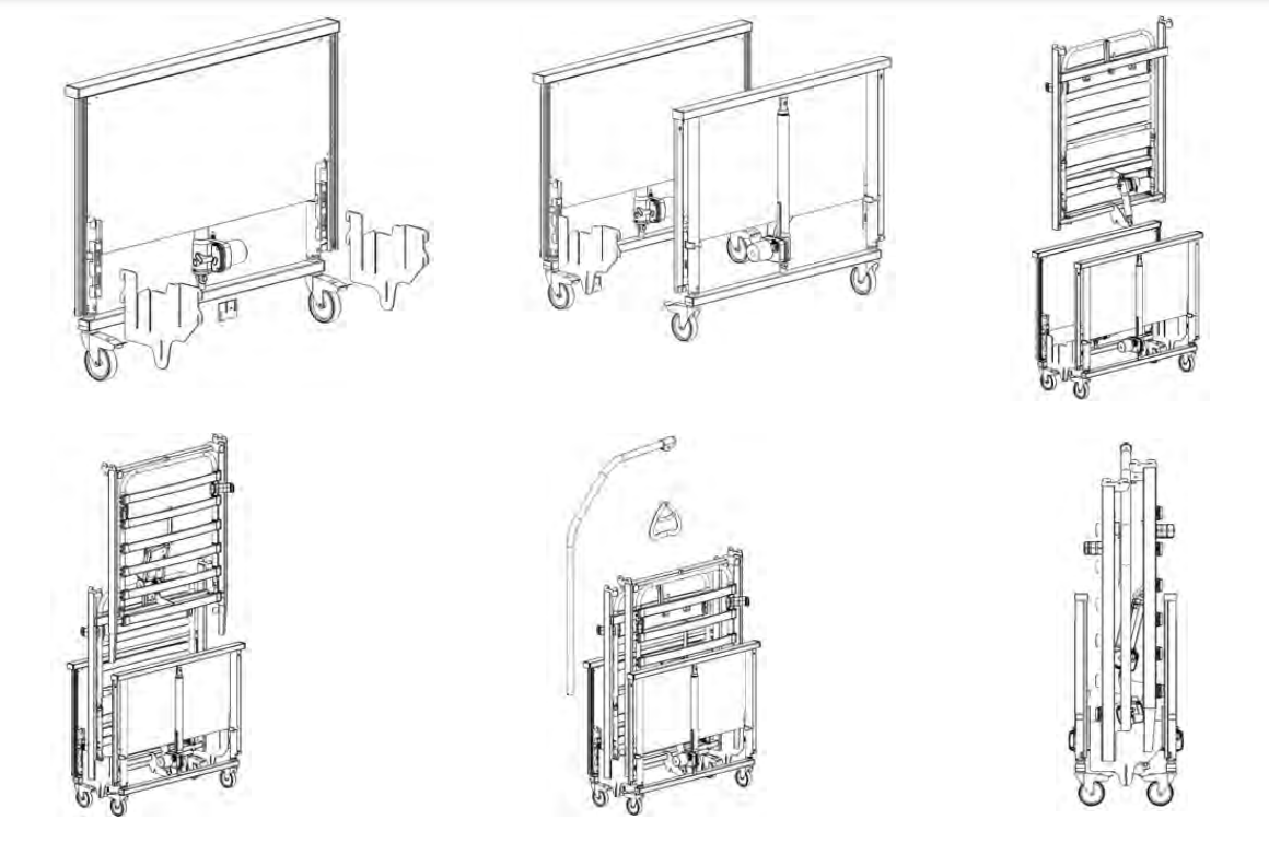 Medley Ergo Bed Transport Brackets