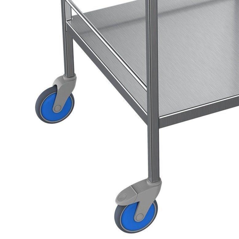 Nimble Instrument Trolley 490x490x970mm with Rails