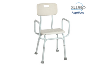 Freedom Shower Stool with Armrests & Backrest