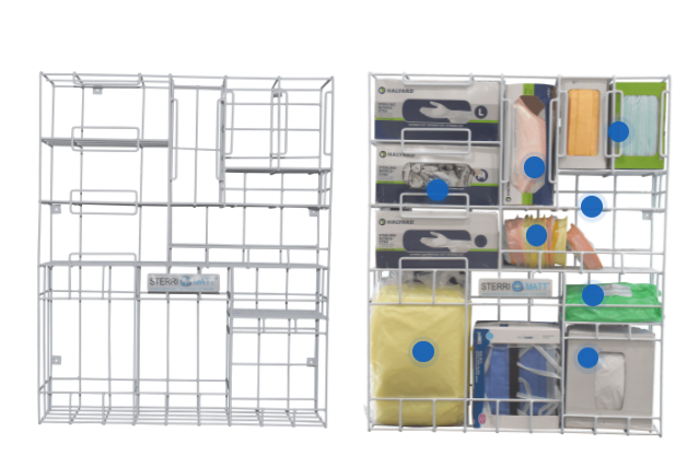 Large PPE Organiser in Use WCS1